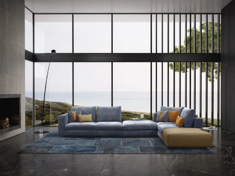 Divano angolare Glamour di Valmori