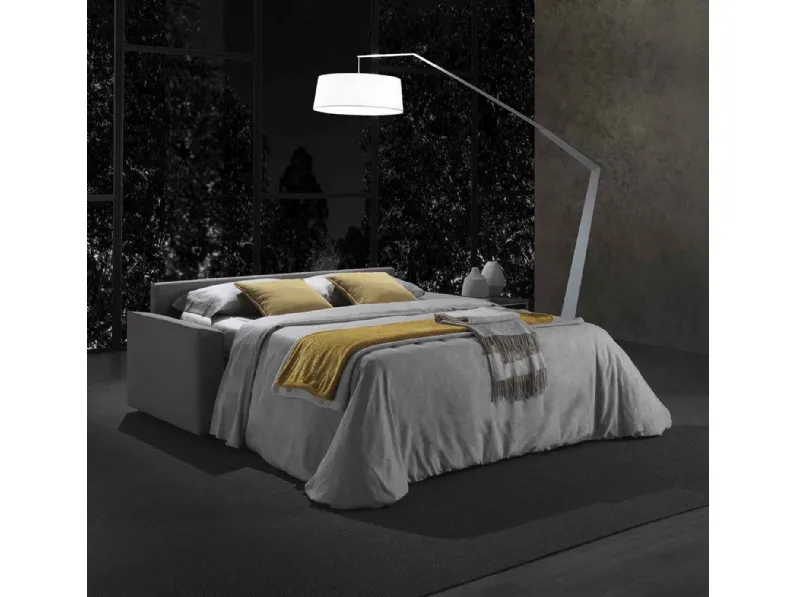 Divano Letto matrimoniale in tessuto Diletto di GR Salotti