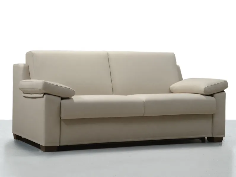 Divano Letto lineare in tessuto Lampo N di GR Salotti