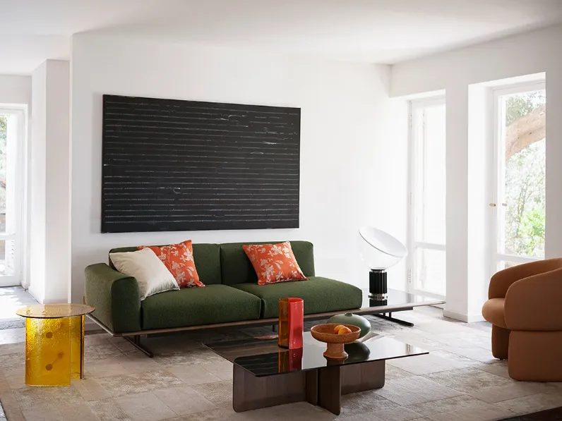 Divano lineare Graphic di Potocco