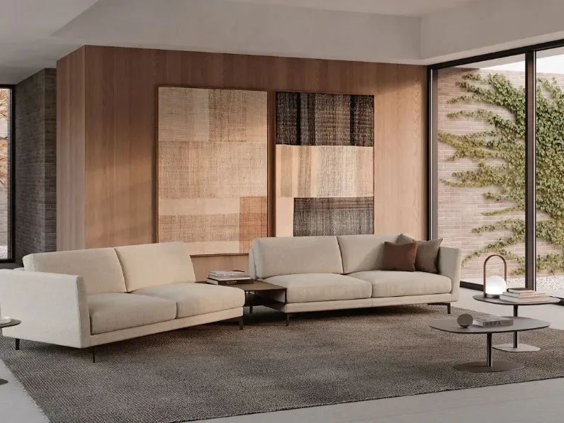 Divano lineare Gregory di Doimo Salotti