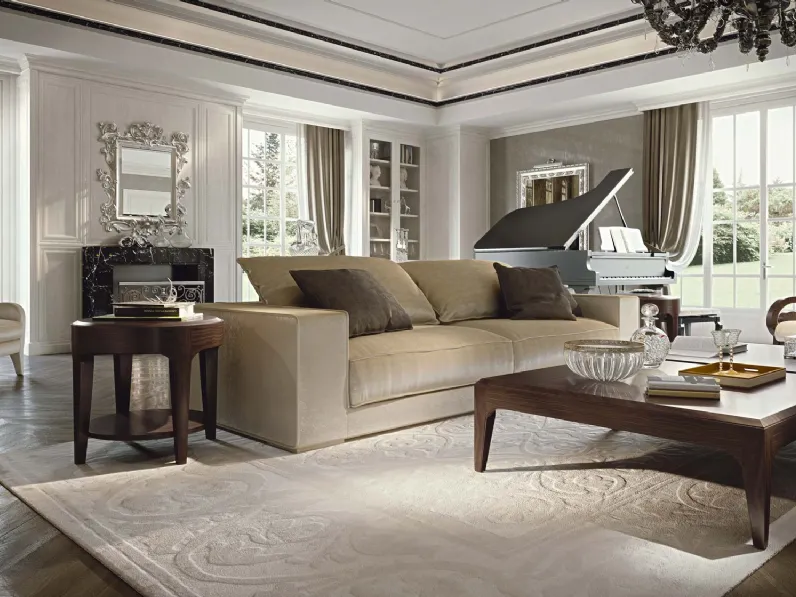 Divano lineare moderno in tessuto Grenoble 02 di Busatto