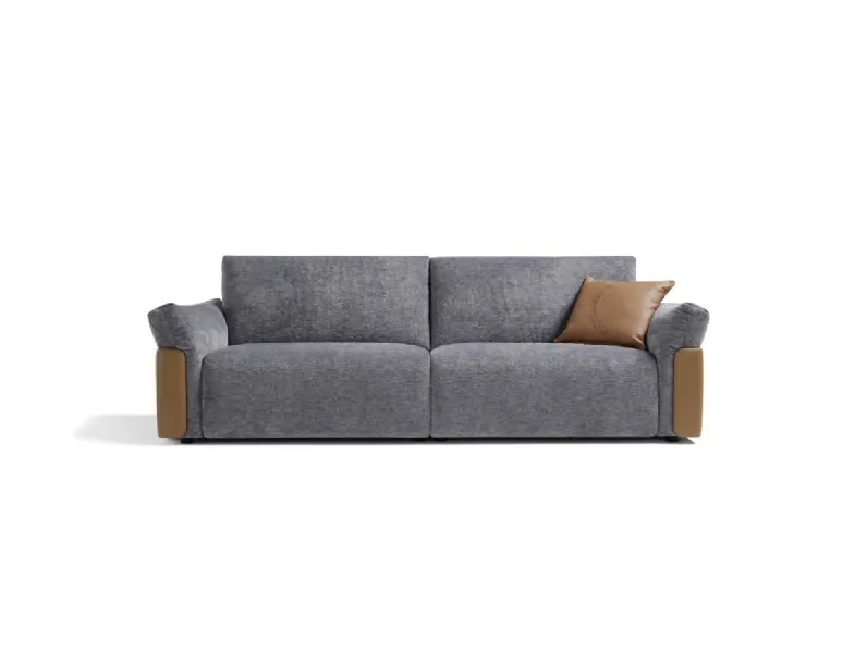 Divano lineare in tessuto Harlem di Egoitaliano