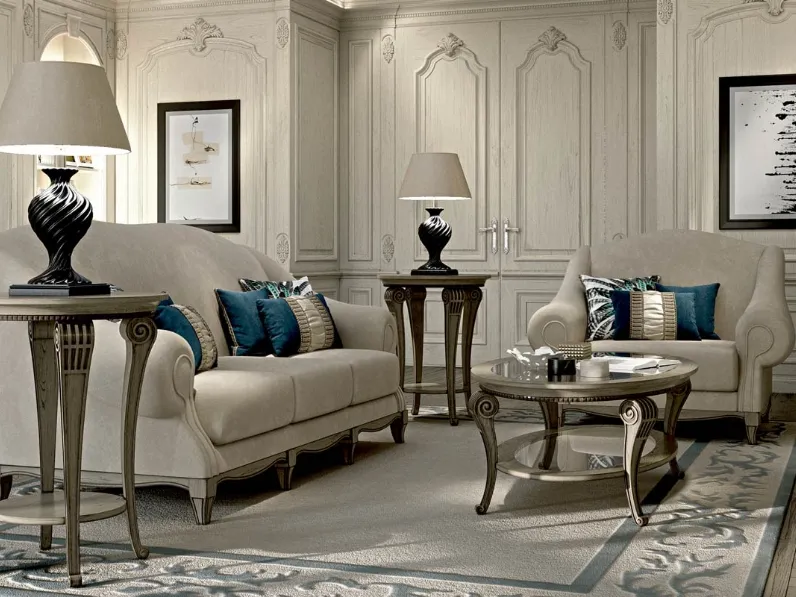 Divano classico in tessuto Hermitage di Busatto