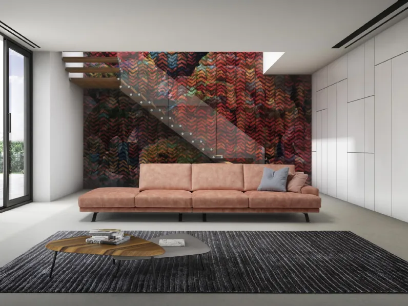 Divano lineare Hiro di Musa Italia