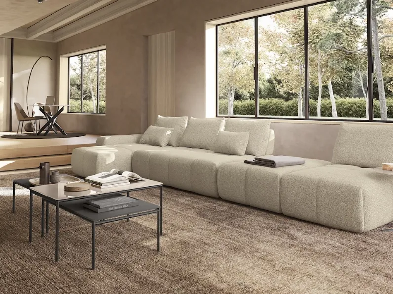 Divano con penisola Holland di Febal Casa