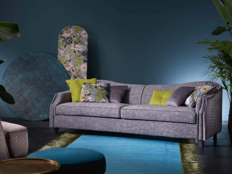 Divano lineare Kaa di TreCi Salotti