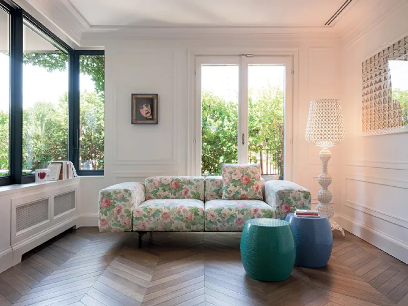 Divano lineare Largo Gubbio di Kartell