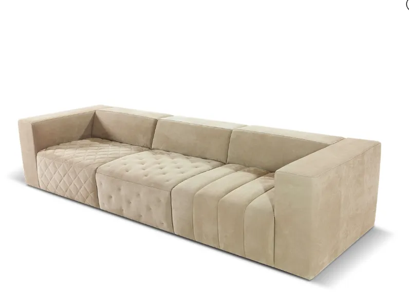 Divano lineare BlackJack di Kermes divani