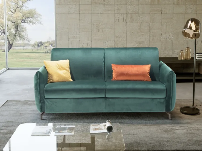Divano letto in microfibra Lux di Kermes divani