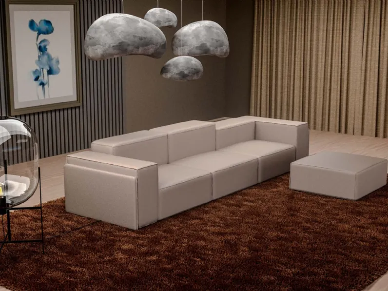 Divano lineare Lancaster de I Divani Doc