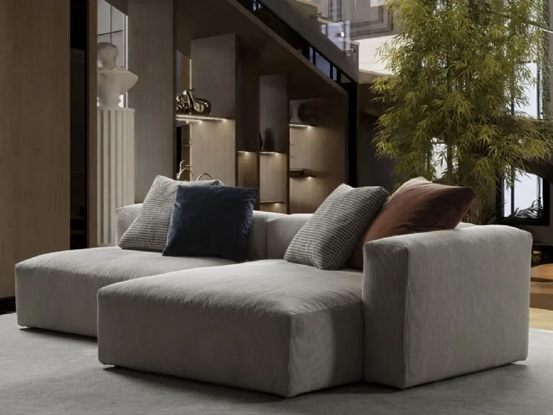 Divano con penisola Leader di Fox Italia