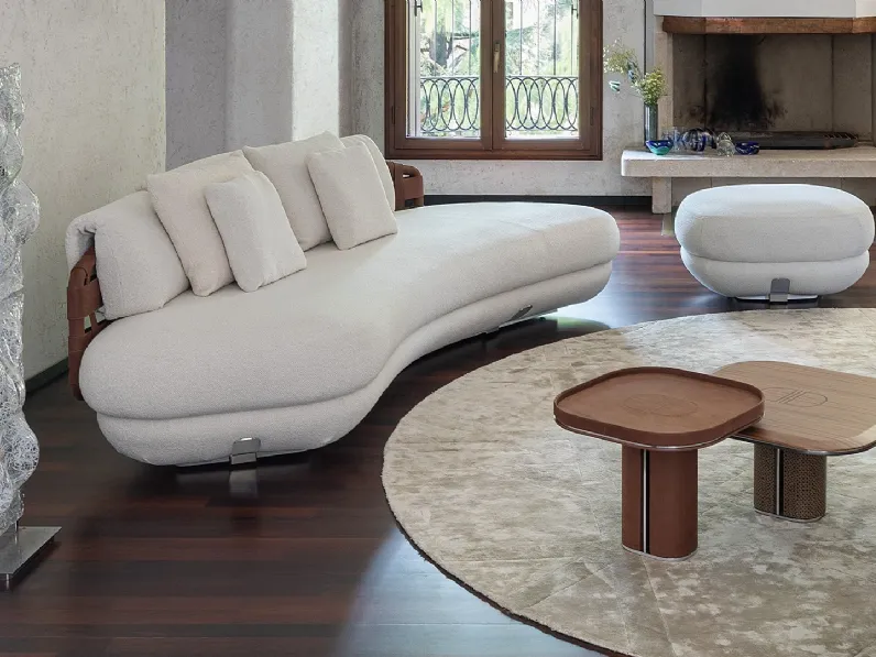 Salotto in tessuto imbottito Lee di Daytona Home