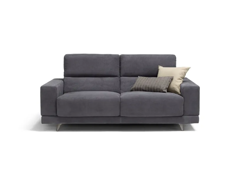 Divano letto in tessuto con piedini in metallo Lennon di Vis Comoda