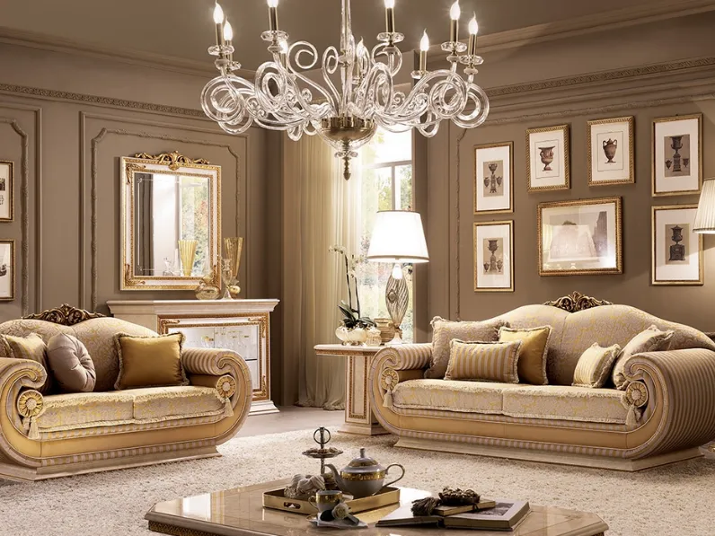 Salotto lineare Leonardo di Arredoclassic