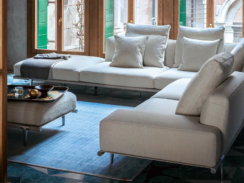 Divano angolare Let it Be di Poltrona Frau