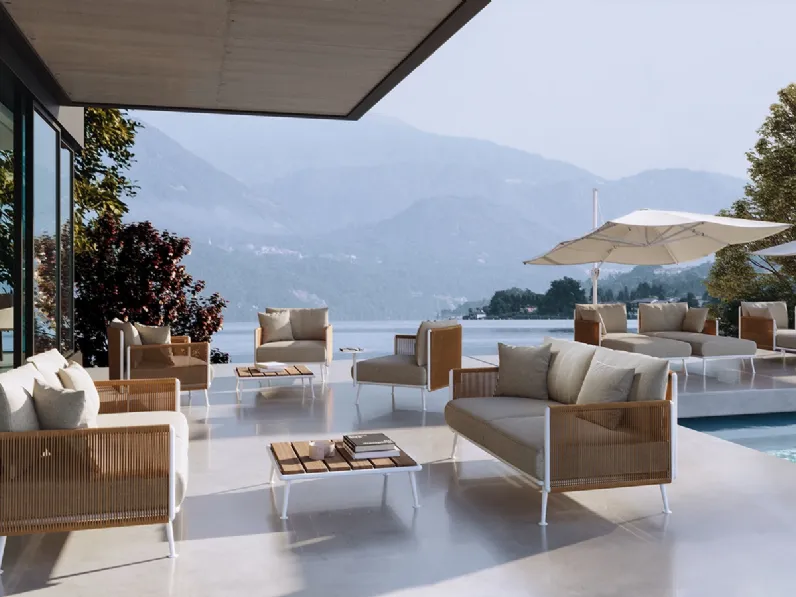 Salotto outdoor lineare Lido di Dema