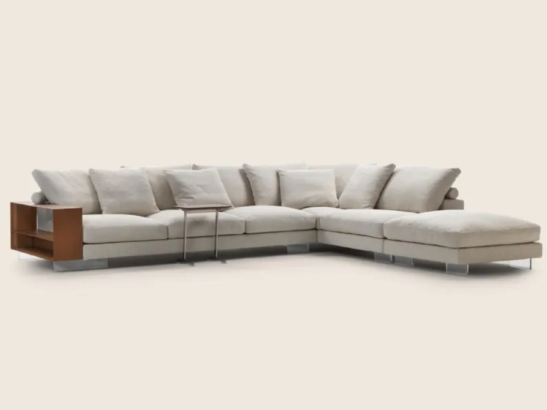 Divano angolare Lightpiece di Flexform