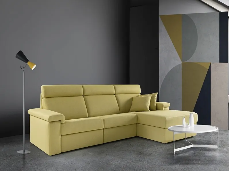 Divano relax con penisola Luis di Gienne