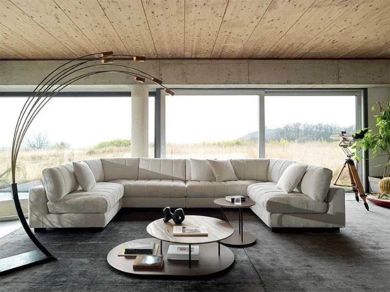 Divano angolare in tessuto Luvon di Ditre Italia