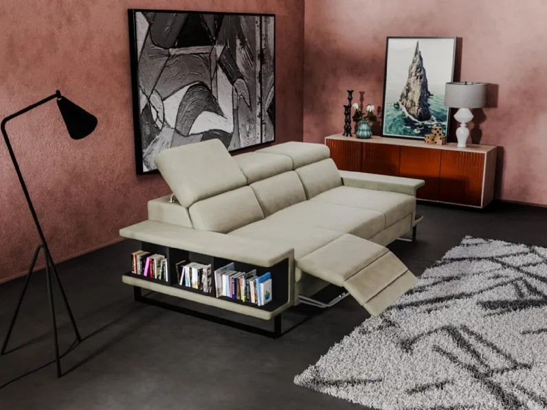 Divano relax in pelle Luxury de I Divani Doc