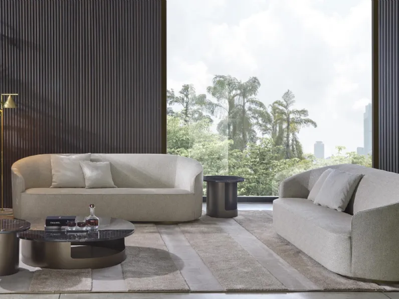 Divano in tessuto Moon di Marelli