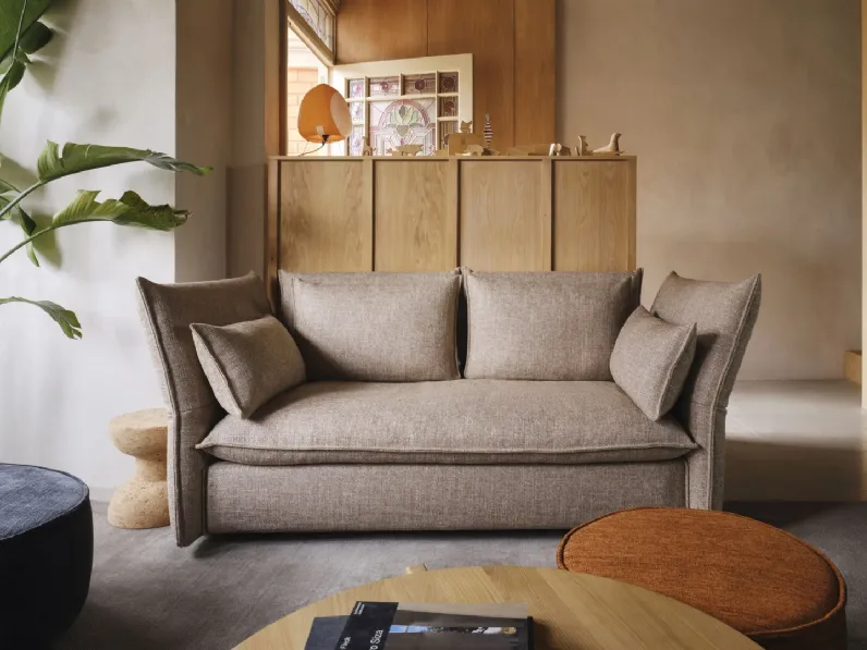 Divano lineare a due posti in tessuto Mariposa di Vitra