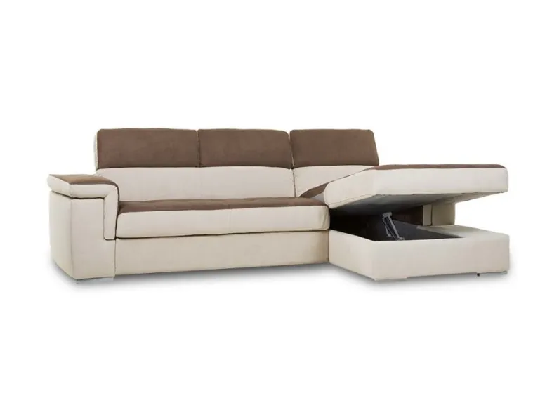 Divano con penisola Mark di Gamma Salotti