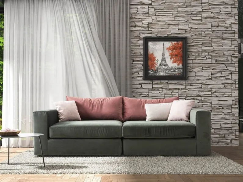 Divano lineare Marta di Gamma Salotti