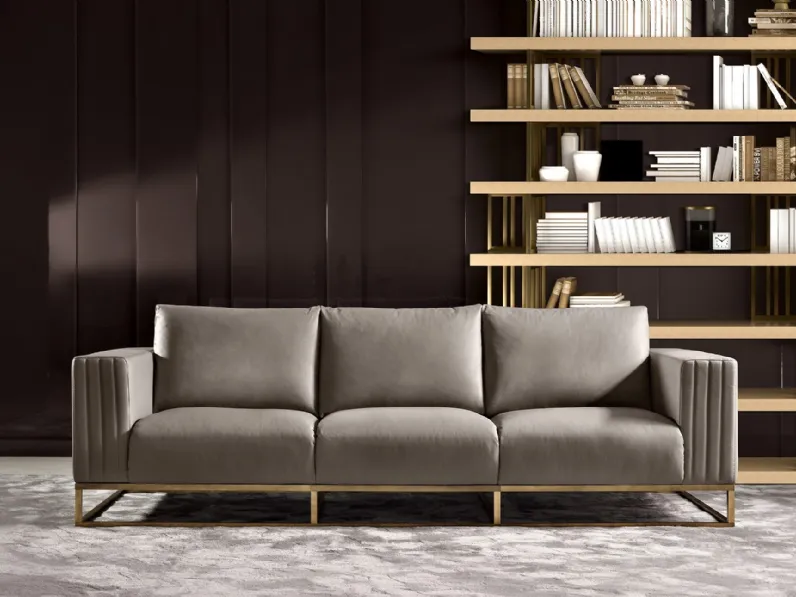 Divano in pelle Martin di Daytona Home