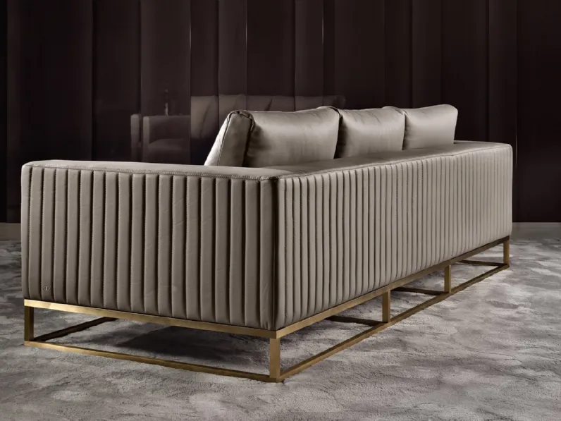 Divano in pelle Martin di Daytona Home