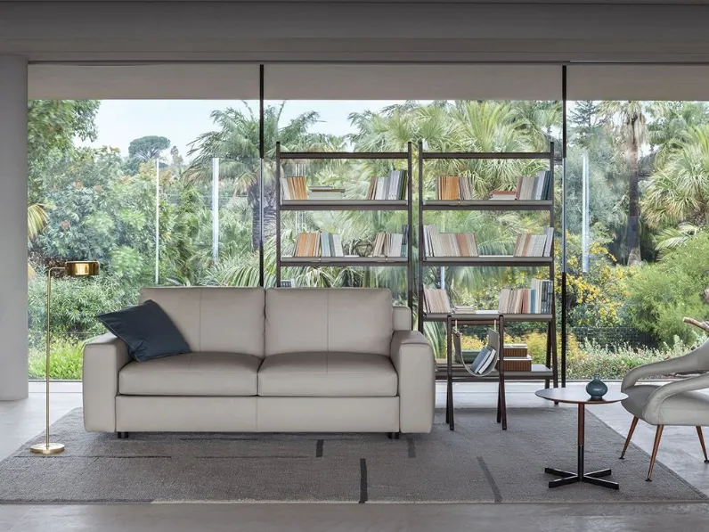 Divano Letto in pelle Massimosistema Sofa Bed di Poltrona Frau