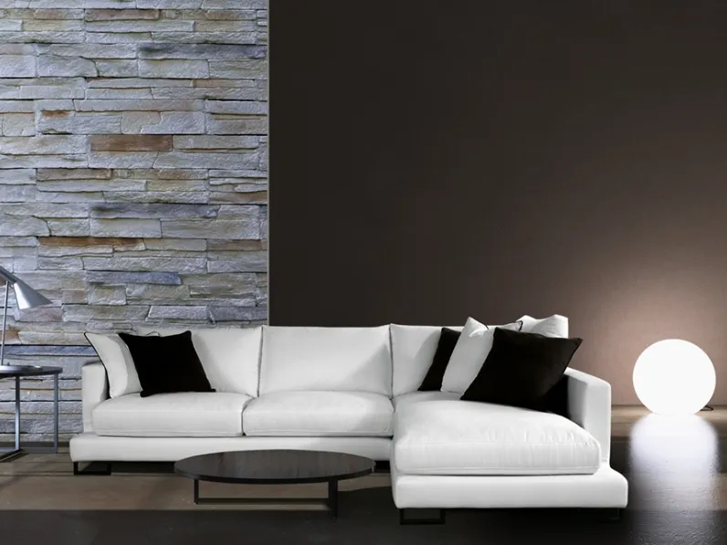 Divano con penisola Milano di Astor poltrone e divani