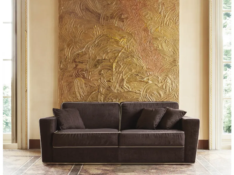 Divano letto lineare in tessuto Retrohs di Milano Bedding