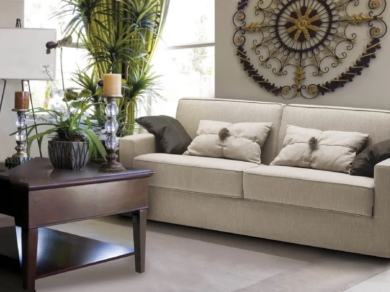 Divano letto lineare in tessuto Taylor di Milano Bedding