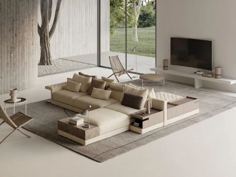Divano bifacciale Miller Double di Frigerio
