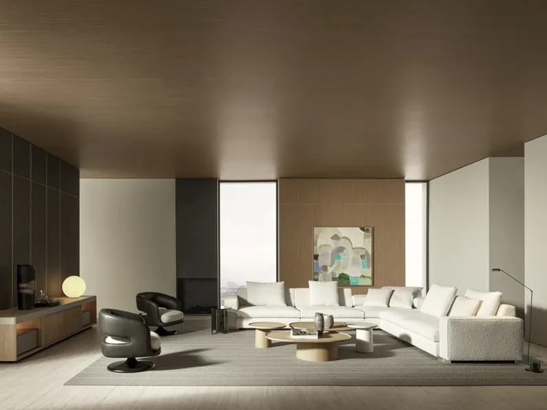 Divano angolare Turner di Molteni & C
