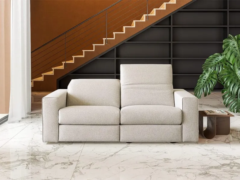 Divano relax in tessuto Logan di MorbidLine Salotti