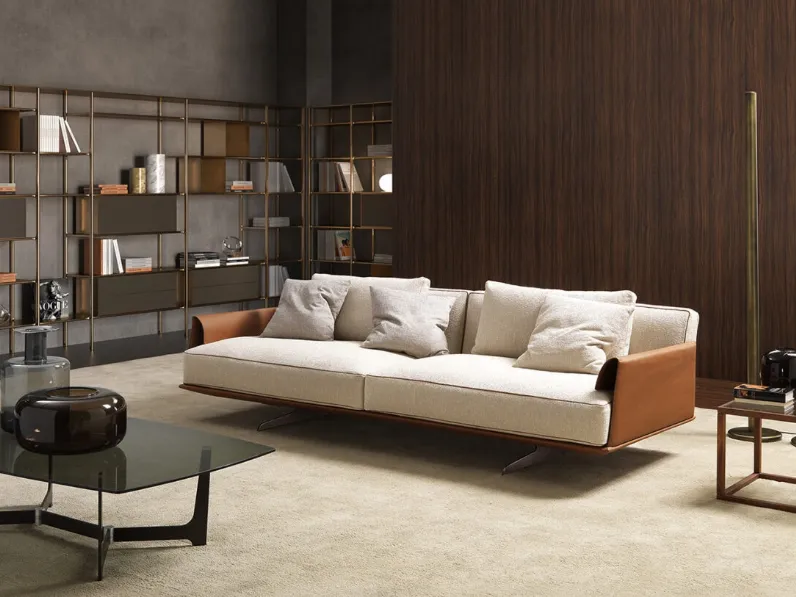 Divano lineare Moreno di Albani