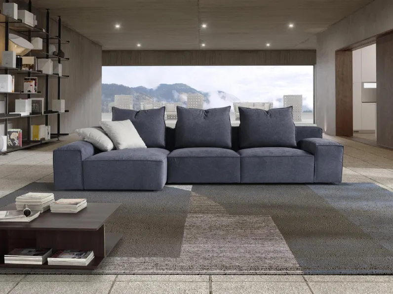 Divano con penisola Comfort di Musa Italia