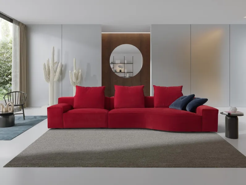 Divano con penisola Comfort di Musa Italia