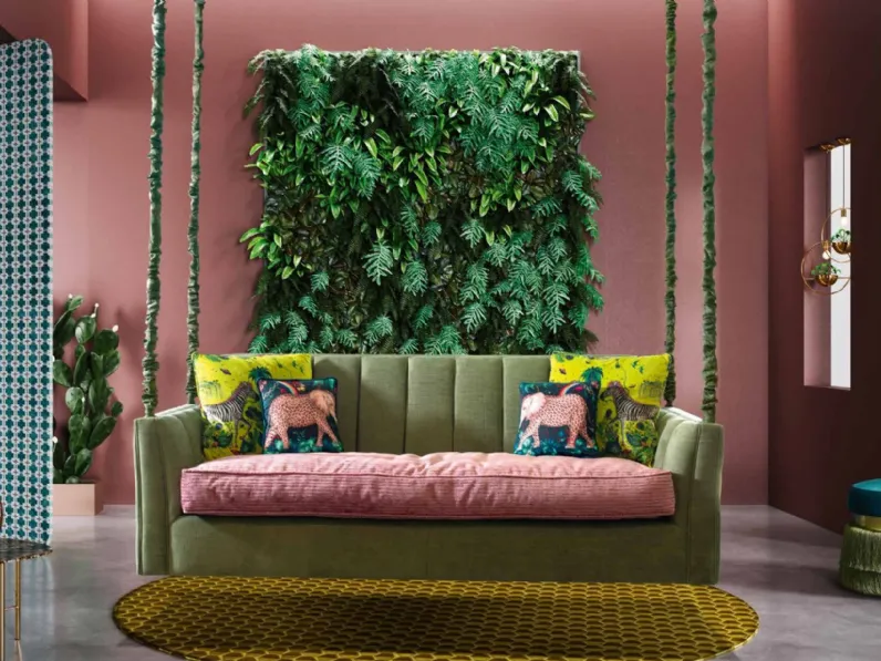 Divano lineare Mysa di TreCi Salotti