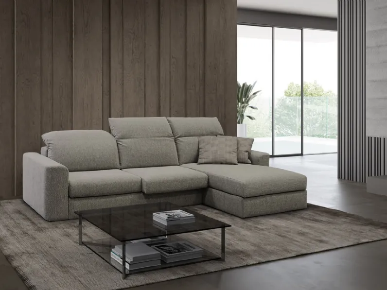 Divano con penisola Nadir di Rizzetto