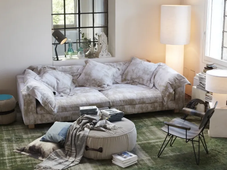 Divano lineare Nebula Nine Sofa di Moroso