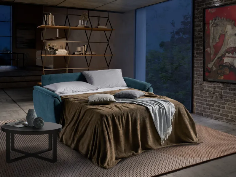 Divano Letto in tessuto Nicolas de Il Benessere