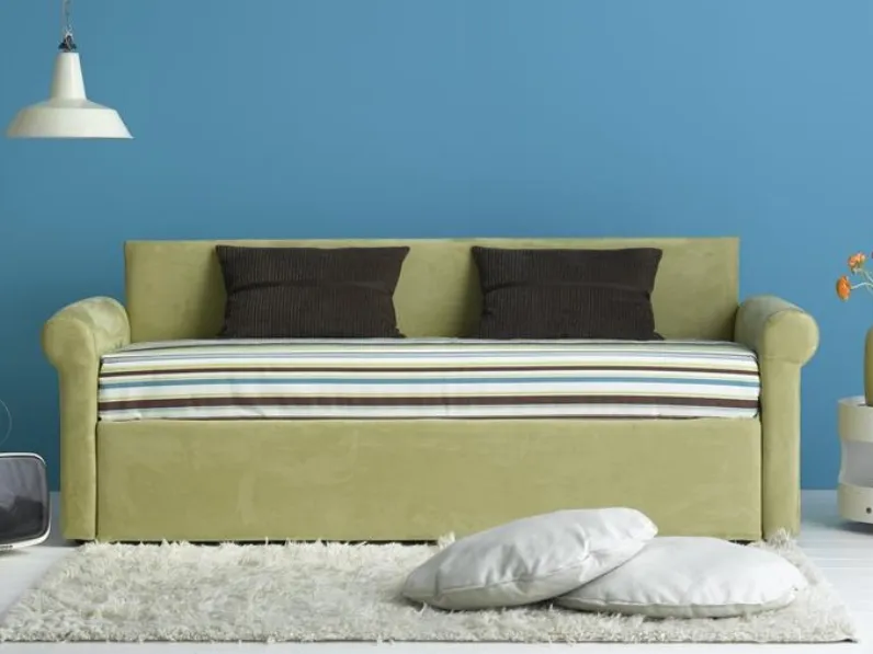 Divano Letto in tessuto con secondo letto estraibile Night&Day 06 di Hoppla