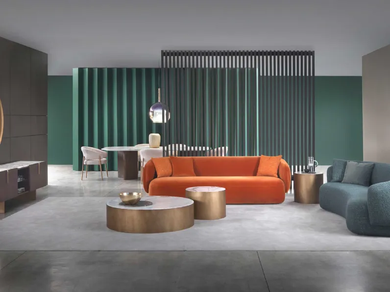 Divano lineare in tessuto Noah di Marelli