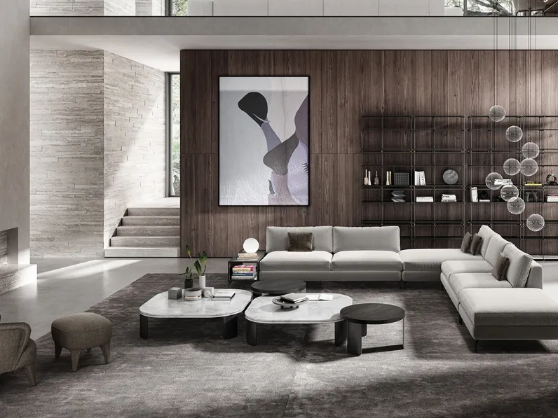 Divano angolare Nordic di Vibieffe