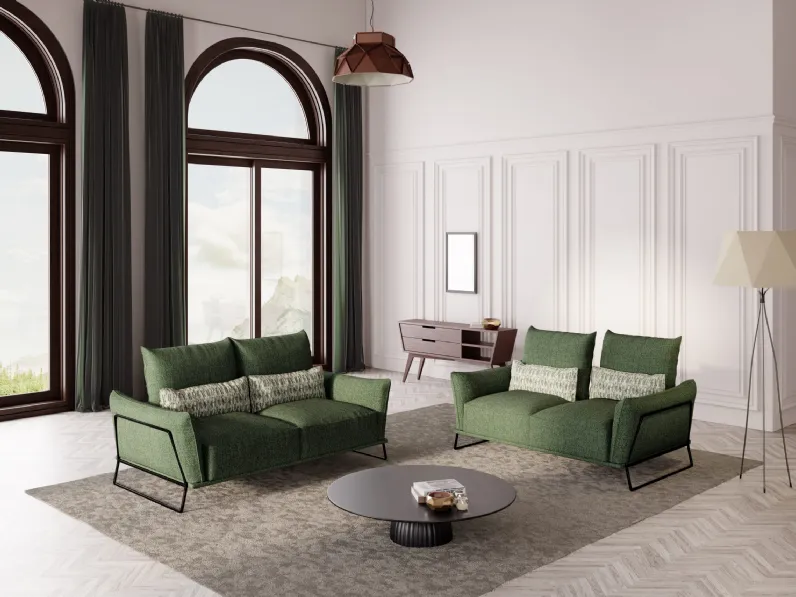 Salotto in tessuto Nuvola di Cuborosso