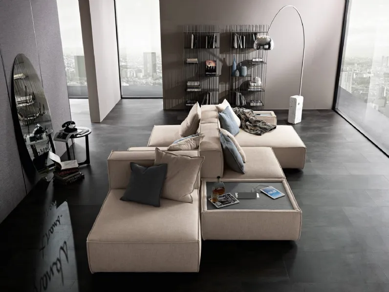 Divano bifacciale con penisole Oasi di Albani